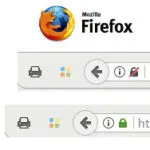 Browser em sites seguros e não seguros