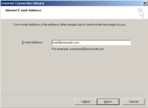 Outlook Express - Adicionar nova conta